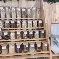 Bulk foods at eRule Bio Markt in Ulaanbaatar