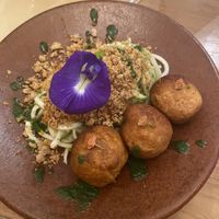 Tempeh balls!  at Benny & Bloom in Kuta