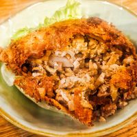 Texture of the V wings at The Kind Bowl - Serangoon Garden in Northeast Singapore