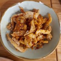 Fried oyster mushroom at The Kind Bowl - Serangoon Garden in Northeast Singapore