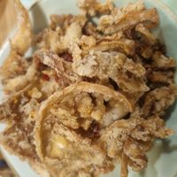 Mushroom fritters at The Kind Bowl - Serangoon Garden in Northeast Singapore