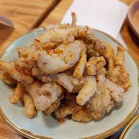 Oyster mushroom snack at The Kind Bowl - Serangoon Garden in Northeast Singapore