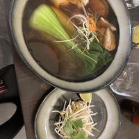 Pho vegan  at NUNU in Rome