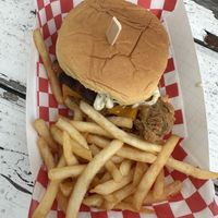 Bacon cheddar ranch fried chicken sandwich  at Secret Vegan Kitchen in New York City