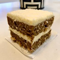 Coconut cake  at Rawkure in Dubai