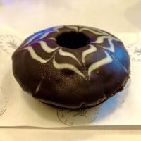 Marbled chocolate donut   at Rawkure in Dubai