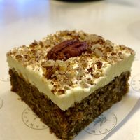 Carrot cake  at Rawkure in Dubai