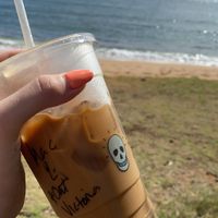 mac latte w oat at Java Kai in Kapaa