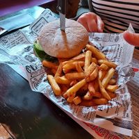 Vegan burger at Corta Colina Streetfood in Tilburg