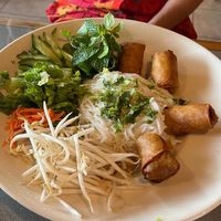 Part of the bun cha ha noi vermicelli bowl  at SHYAMA - CLOSED in Canoga Park