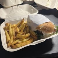 The blue cheeze burger was incrediblee  at Juicy J's Smoked Burgers in Poulsbo