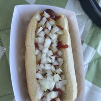 Smoked Hotdog $7.00  at Juicy J's Smoked Burgers in Poulsbo