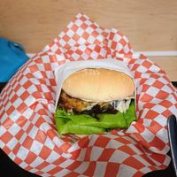 Vegan BBQ Western Burger at Juicy J's Smoked Burgers in Poulsbo