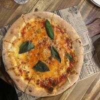 Vegan pizza  at Gatto Matto Ristorante in Bratislava