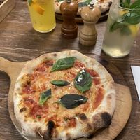 Piccolo vegan pizza  at Gatto Matto Ristorante in Bratislava