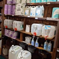 refillable household products at Indigo Wholefoods in Birmingham