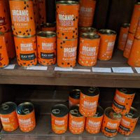 canned goods at Indigo Wholefoods in Birmingham