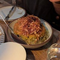 Sabzi polo at Delbar Middle Eastern in Atlanta