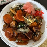 Tofu veg teriyaki don (takeaway)  at Cookatoo Kitchen in Richmond