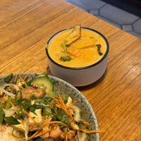 Duck Red curry   at Cookatoo Kitchen in Richmond