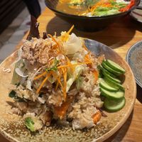 Thai fried rice with chicken chunks  at Cookatoo Kitchen in Richmond