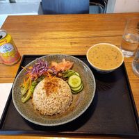 Panang curry lunch set at Cookatoo Kitchen in Richmond