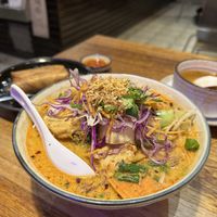 Very flavorful and lots of ingredients laksa!  at Cookatoo Kitchen in Richmond