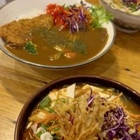 Tomyum (AMAZING!) and a katzu or something called dish, that was great too  at Cookatoo Kitchen in Richmond