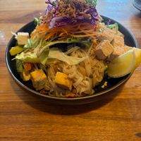 tofu pad thai at Cookatoo Kitchen in Richmond