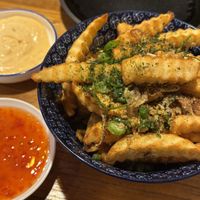 Five spice chips  at Cookatoo Kitchen in Richmond