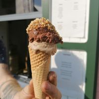 Chocola hazelnoot at Ijspaleis T'Sonneputje Pop-Up in Ghent