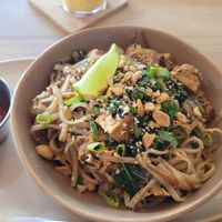 Pad Thai with Tofu at Tahiti Smoothies in Tahiti