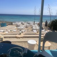 Beach view   at Blue Bar in Formentera