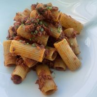 Vegan ragu   at Blue Bar in Formentera