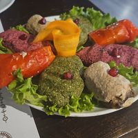 Mixed pkhali at Chashnagiri in Tbilisi