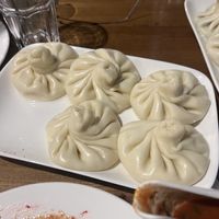 Potatoes kinkhali  at Chashnagiri in Tbilisi