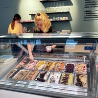 yummy ice cream  at enila plant based ice cream in Basel