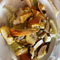 Fresh mushrooms "food of gods”  at Il Giardino di Epicuro in Maratea