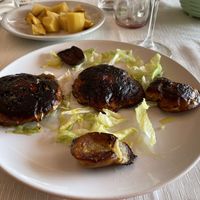 Grilled mushrooms (they melt in your mouth)  at Il Giardino di Epicuro in Maratea