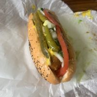 Vegan Chicago Dog  at Matt & Mo's in Hazel Park