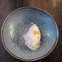 Spruce Thyme Ice-Cream at Hawker in Toronto