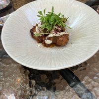 Brunch sunchokes at Hawker in Toronto