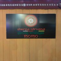   Outside of food truck  at Sherpa Nirvana in Portland