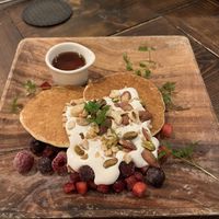 Maple nut pancakes  at Craft Beer Server Land in Tokyo