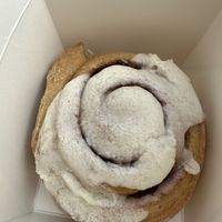 Cinnamon scroll  at Scullin Sweet Bones in Belconnen