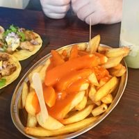 Brave potatoes at Casa de Tacos in Bucharest