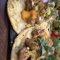 Tvp vegan tacos  at Casa de Tacos in Bucharest