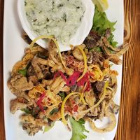 Mushroom calamari at Brie & Barrel in Port Alberni