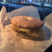 Vegan breakfast sandwich  at Peet's Coffee in Washington