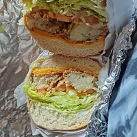 POPCORN CHICKEN POBOY SMACKS at Vegan Voodoo in Lancaster